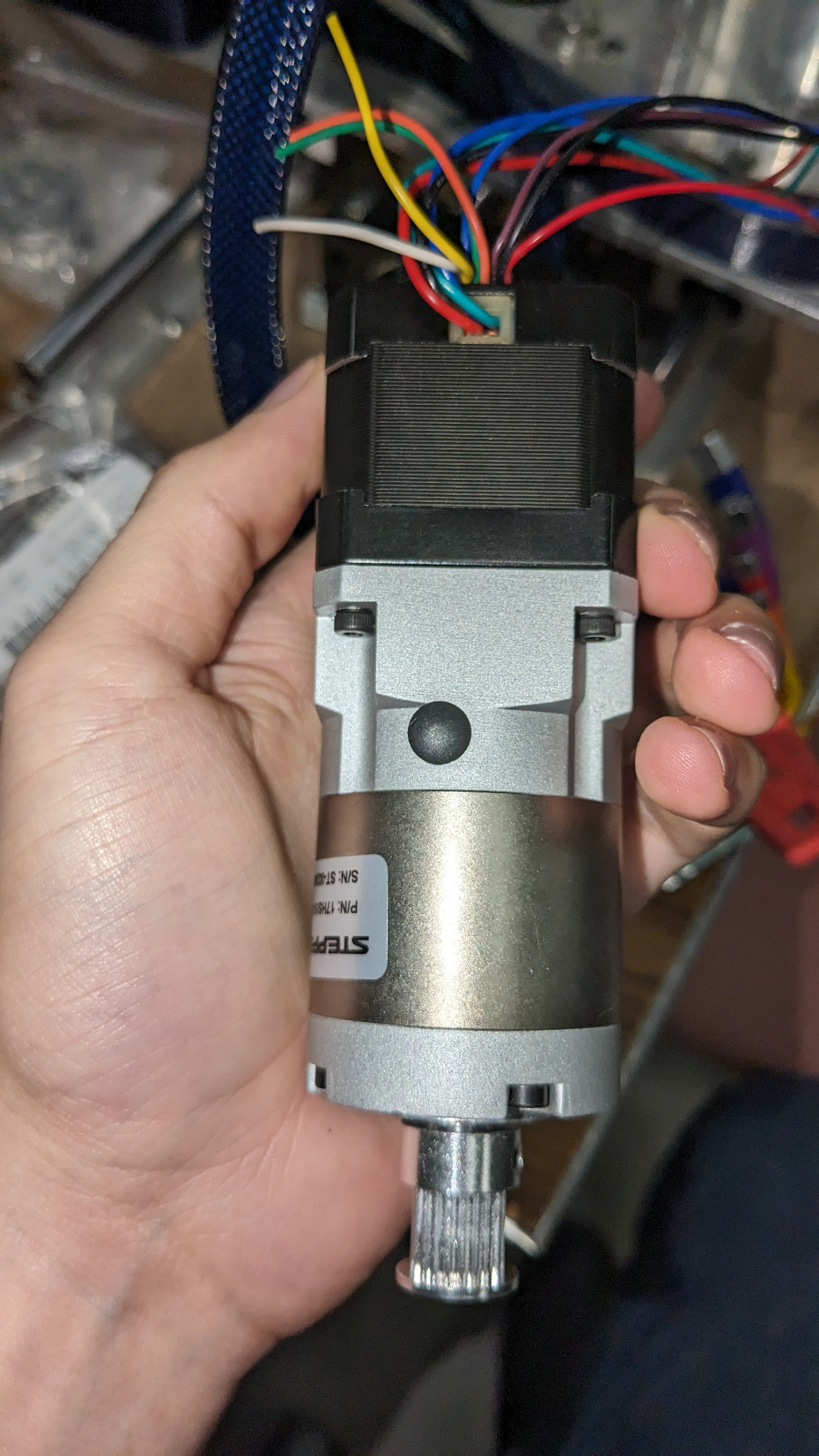 Geared NEMA Stepper Assembly