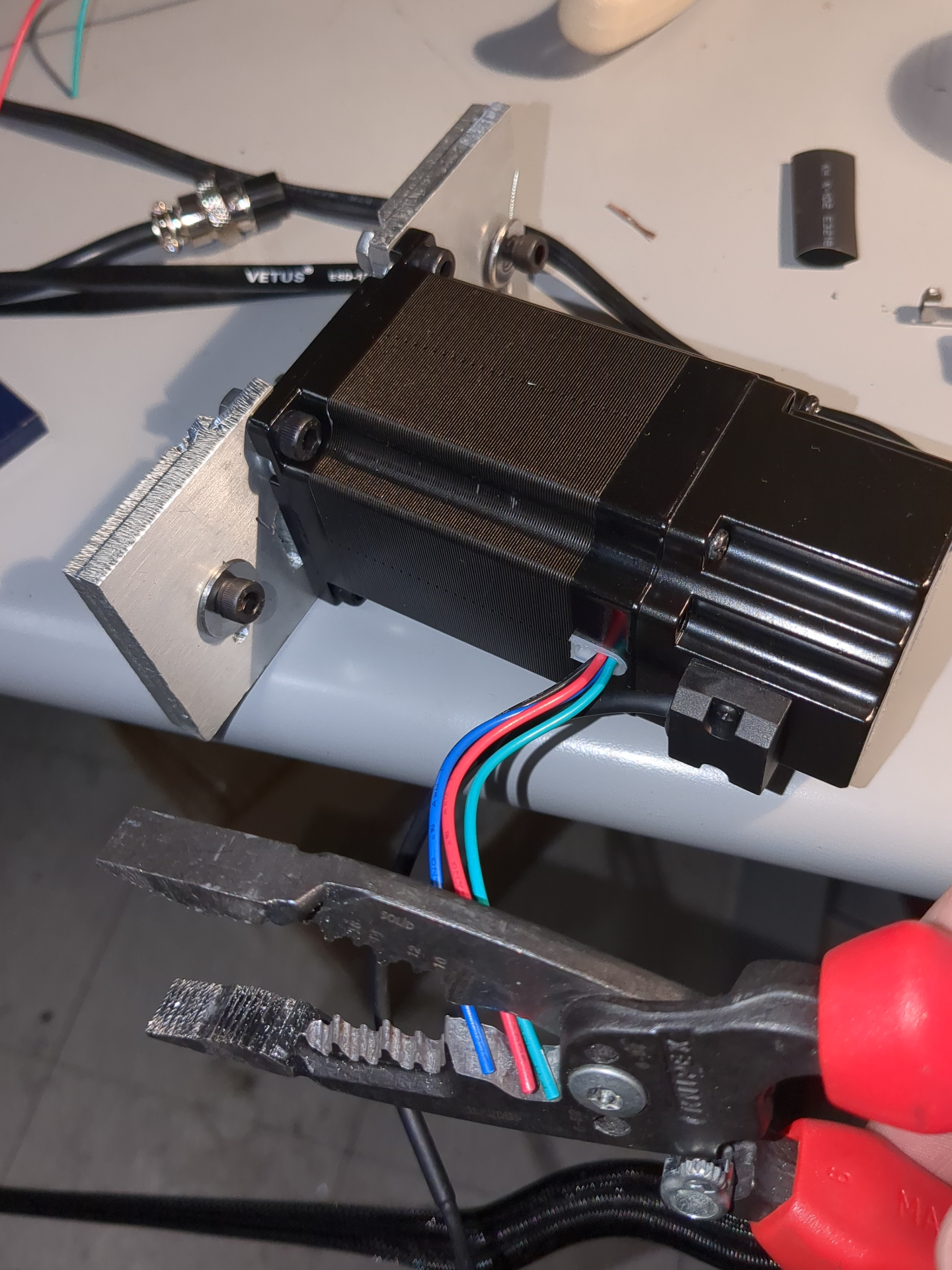 Custom Stepper Mount & Wiring
