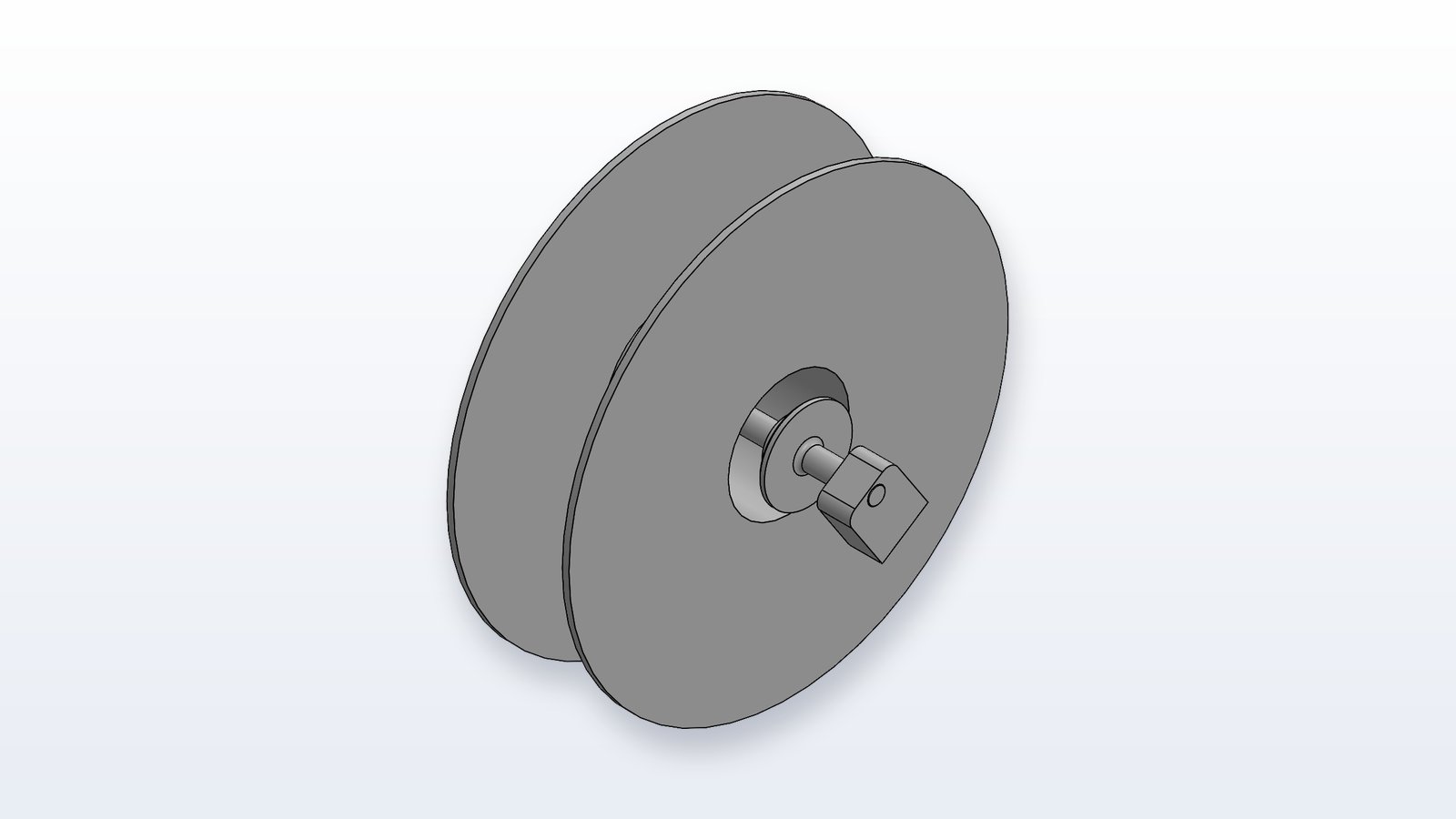 Spool holder assembly CAD model